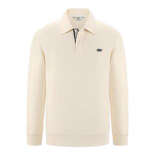 金利来GY衬衫男长袖2026年春POLO衫高级感雅痞衬衣纯棉卫衣打底衫