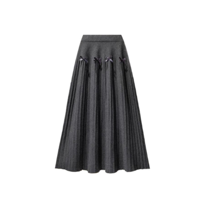 超有气质的针织毛呢裙～