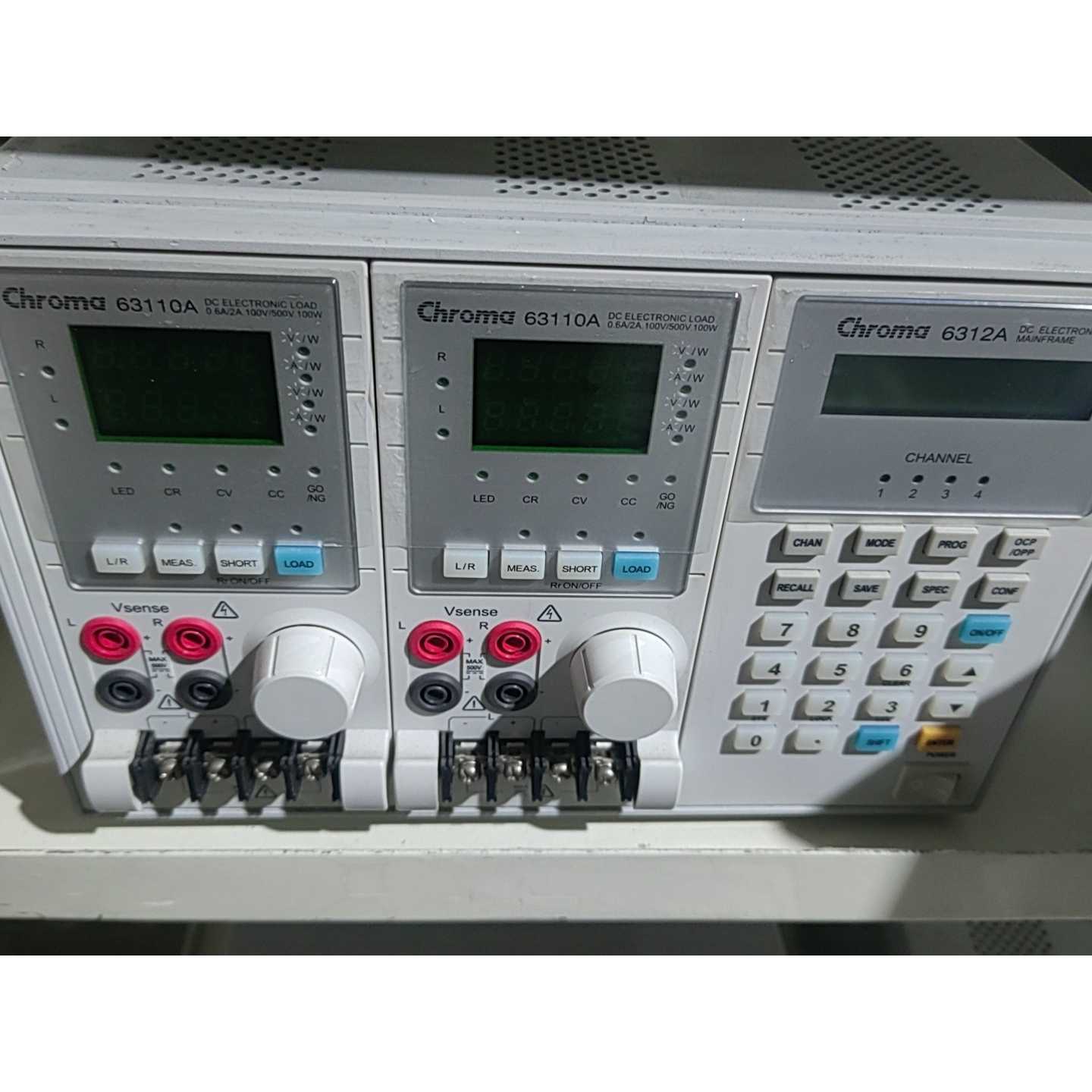 【议价-可维修】致茂oma6312A电子负载，配63110A模块(2个 /二手