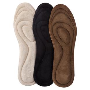 加绒鞋垫冬季保暖男士女加厚软底舒适吸汗防臭冬天羊毛棉秋冬鞋垫