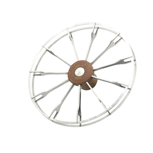 威武渔具不锈钢手拨轮 八卦轮 锚鱼轮划钓盘 车盘轮 锚鱼竿挂鱼轮