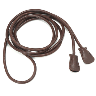 皮绳腰带女细装饰连衣裙收腰配大衣软小皮带2024新款时尚打结皮带