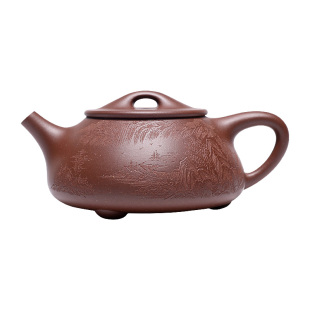 百年利永 宜兴原矿手工紫砂壶功夫茶具紫砂博物馆复刻景舟石瓢