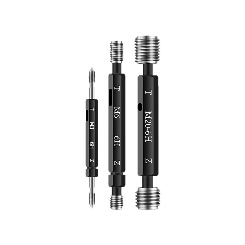 6H公制细牙螺纹塞规通止规内径圆柱螺纹测量检具高精度 M6-60*1.0