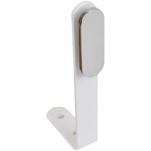 办公桌屏风前挡板吊码铝合金七字角码隔板托L形家具连接固定支架