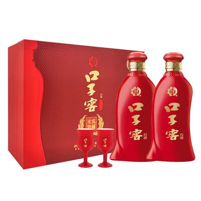 口子窖6年型礼盒52度450ml*2瓶