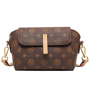 奥康小方包2026新款包包高级感单肩包女款老花斜挎包百搭潮妈妈包