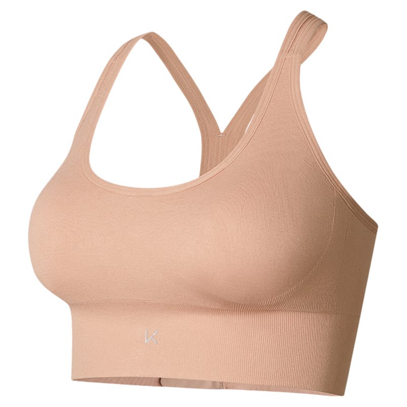 Keep女士中强后背扣罗纹运动内衣瑜伽文胸