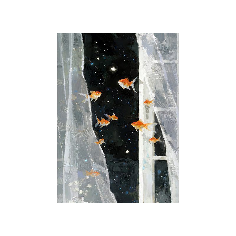 梦幻清新治愈系好运锦鲤