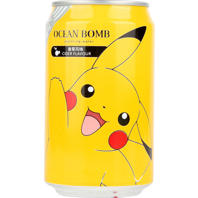 日本宝可梦皮卡丘网红汽水饮料