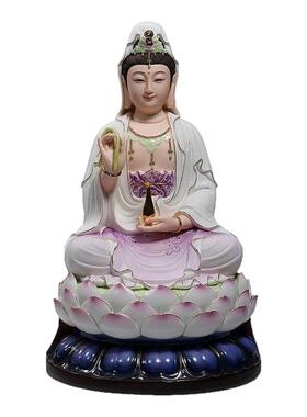 微美12-24寸南海观世音家供摆件