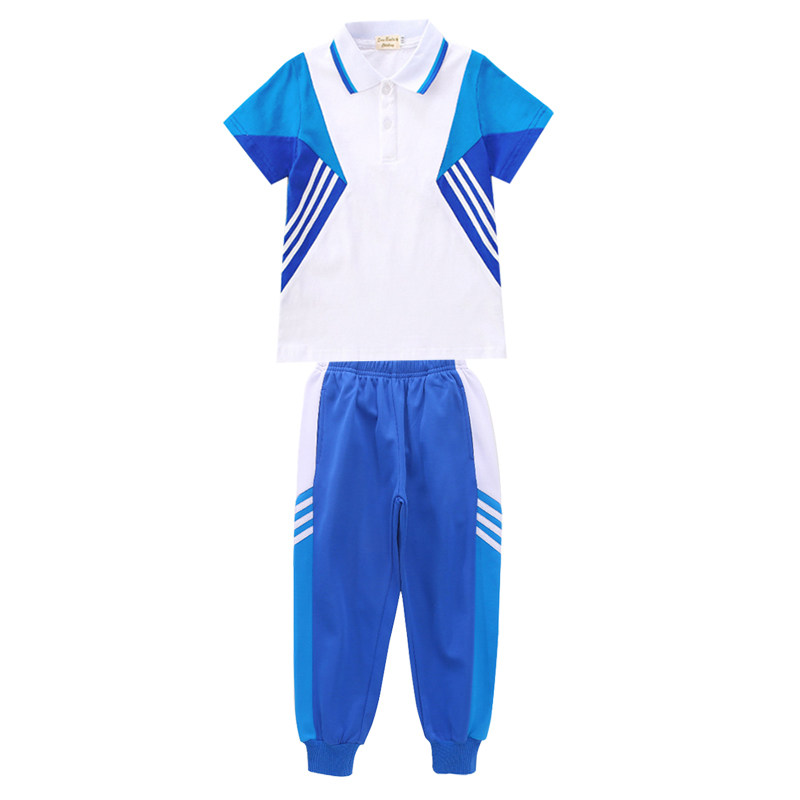 小学生夏季校服短袖幼儿园园服夏装儿童班服春秋款秋季三件套定制