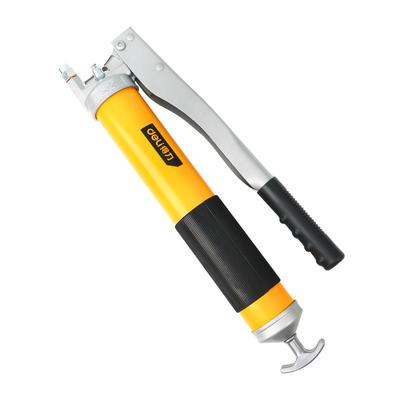 不漏油的黄油枪｜得力手动黄油枪