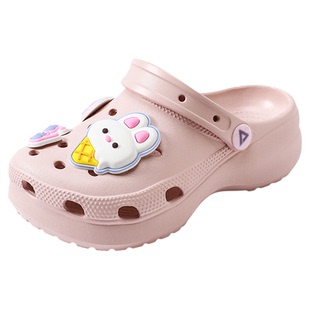 匹克儿童洞洞鞋女童2026新款夏季外穿包头拖鞋大童户外防滑沙滩鞋