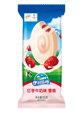 中国伊利红枣牛奶雪糕-18℃