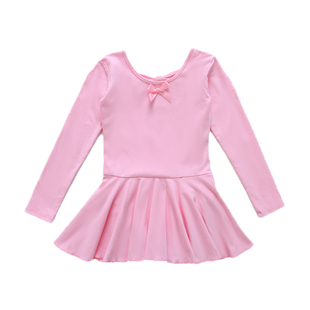 舞蹈服儿童春秋长短袖中国舞跳舞服装练功服女孩衣服芭蕾舞裙女童