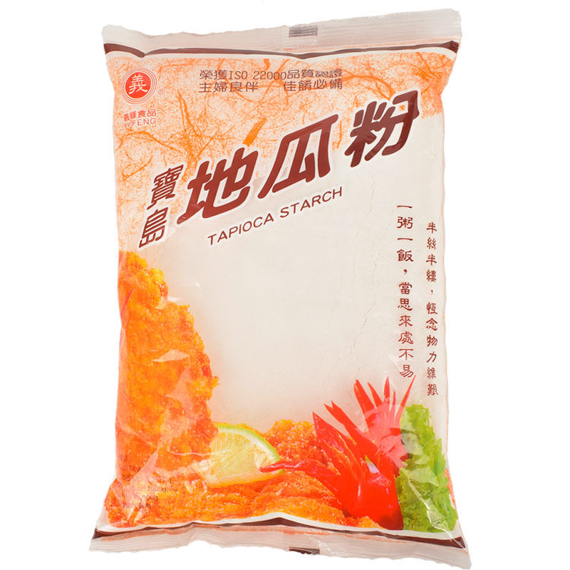 台湾进口义峰宝岛地瓜粉树薯淀粉1kg芋圆粉炸盐酥鸡排粉红薯淀粉