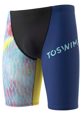 TOSWIM男士五分泳裤泳裤速干抗氯