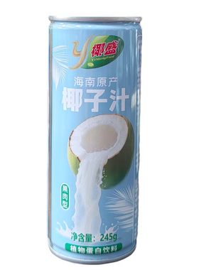 椰盛海南果肉椰子汁245gX24罐汁