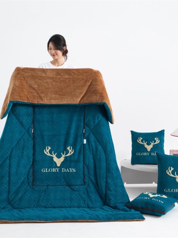 汽车抱枕被子两用二合一冬天加厚车用车载办公室午睡被枕头被神器