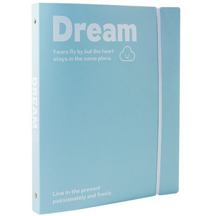 活页文件夹A4试卷收纳袋卷子资料整理夹文件袋可拆卸透明插页初中生专用三孔分类资料册分科分页活页扣高中