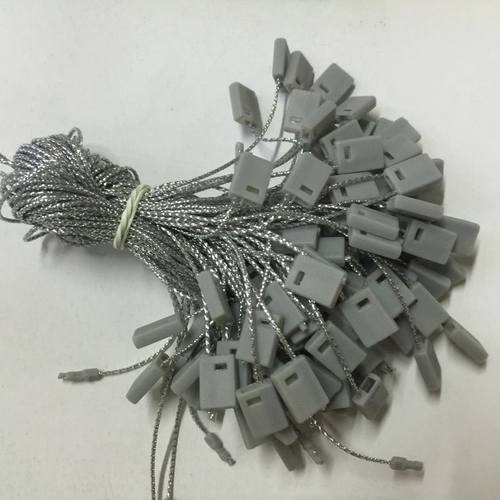 23厂家直销高档银丝线吊粒粒/饰品吊牌吊绳吊吊绳吊手吊牌穿线坠