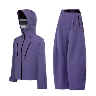 John snow滑雪服套装女25新款硬壳专业单板防水防风耐磨压胶雪服