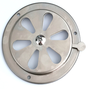 红顺兴不锈钢304工业烤箱风门 烘箱调风阀 机械设备调风口排风盖