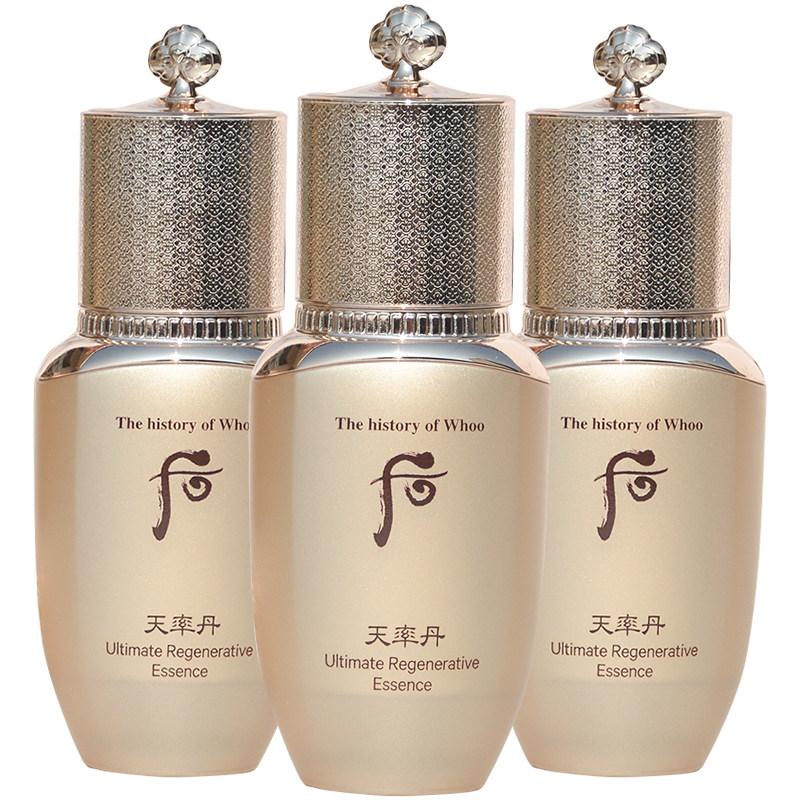 3瓶whoo后天率丹提拉紧致精华液