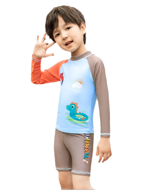 汪汪队儿童长袖防晒泳衣