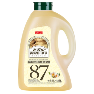 齐云山高油酸有机山茶油4.86L冷压榨纯正食用油赣南茶油纯茶油