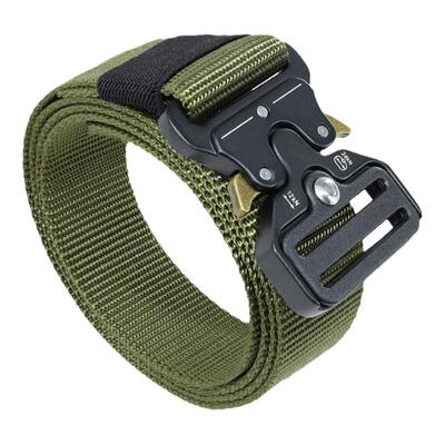 作训战术腰带户外帆布尼龙插扣