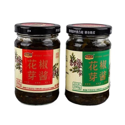 农科院新鲜花椒芽酱旗舰店四川无添加麻香麻辣味夹馍酱拌饭酱拌面