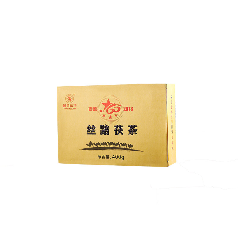 湘益茯茶2018年丝路茯茶400g