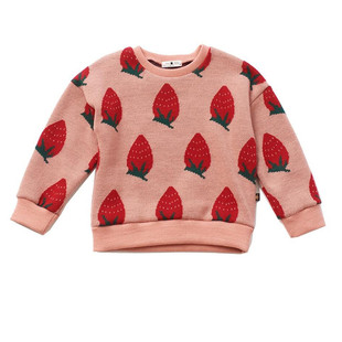 6折 现货美国 Petite Hailey 秋冬款儿童笑脸圆领针织衫毛衣3-7岁