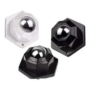 免打孔万向轮牛眼滚珠移动滑轮底座粘贴家具橱柜茶几脚轮底托滚轮