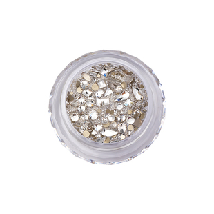 网红美甲平底捷克钻混装材料包水钻小饰品新款迷你指甲钢珠高级感