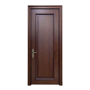 中古风宋氏黑胡桃实木烤漆卧室胡桃木平开门新中式房间中古风室内