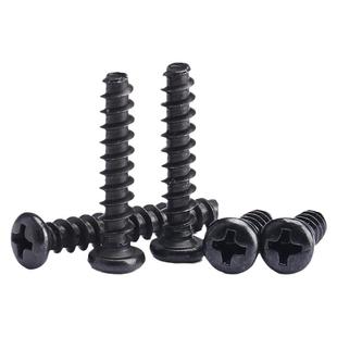 不锈钢黑色PB十字圆头平尾自攻螺丝201盘头木牙断尾螺钉1M2M3M4M5