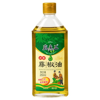 麻老五藤椒油正宗四川特产家用商用特香麻油纯正麻椒油特麻花椒油