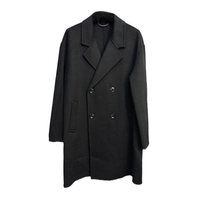 双面呢中长款大衣休闲外套