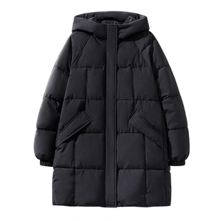 班尼路保暖棉服女2026新款夹棉外套冬装中长款好看的棉衣棉袄子M