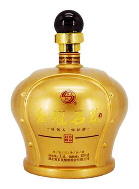 石花金冠三香1500ml3斤粮食酒