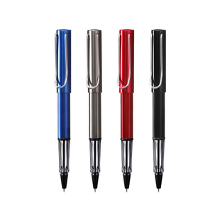 私人定制 三口BZ5便携宝珠笔金属签字笔刻字 钢笔式中性笔黑色0.7正姿三角笔握铝杆签字笔礼盒男女士商务办公