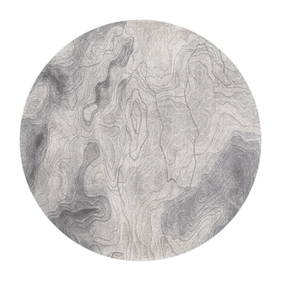 圆形地毯客厅沙发圆地垫卧室2026新款高级茶几免洗复古摇椅阳台垫