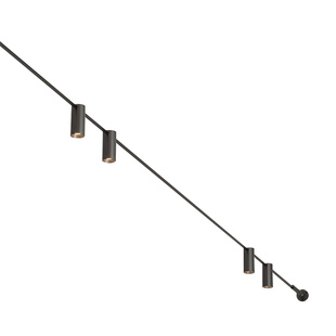 天际线射灯明装灯带钢丝灯带客厅线性条灯极简天际线轨道灯钢带灯