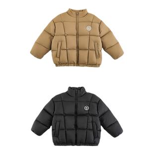 幼悠男童2025新款简洁立领羽绒服冬季时尚轻盈保暖杜邦三防外套潮
