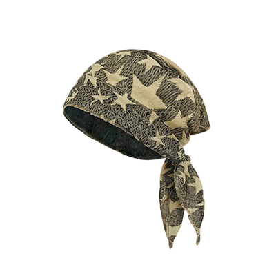 幸运星星千禧辣妹复古包头巾