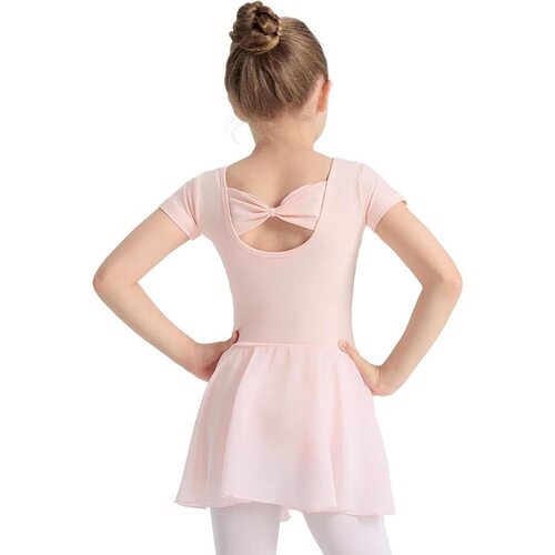 R 80811 Children Dance Costume Short Sleeve Ballet Dress 儿