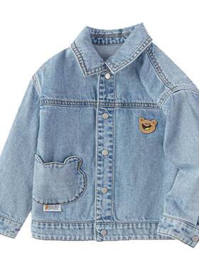 巴拉巴拉男童牛仔外套宝宝夹克秋